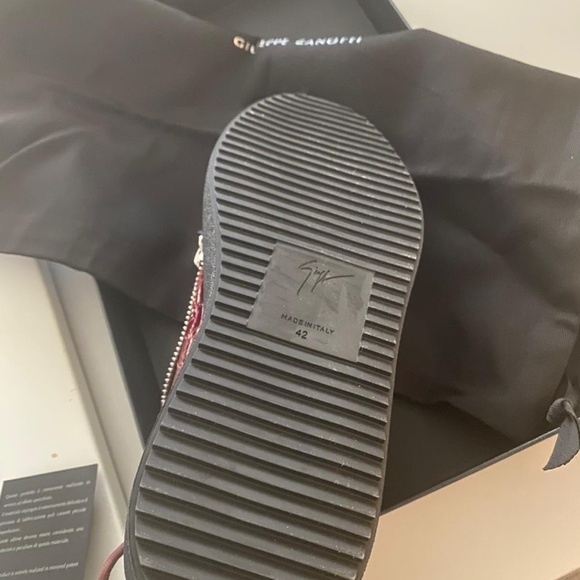 New Giuseppe zanotti leather man’s sneakers 9 - Picture 2 of 5